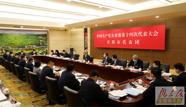 尹弘參加慶陽市代表團討論時強調：緊盯“六新”目標抓落實見行動，有力支撐全省經濟社會高質量發(fā)展