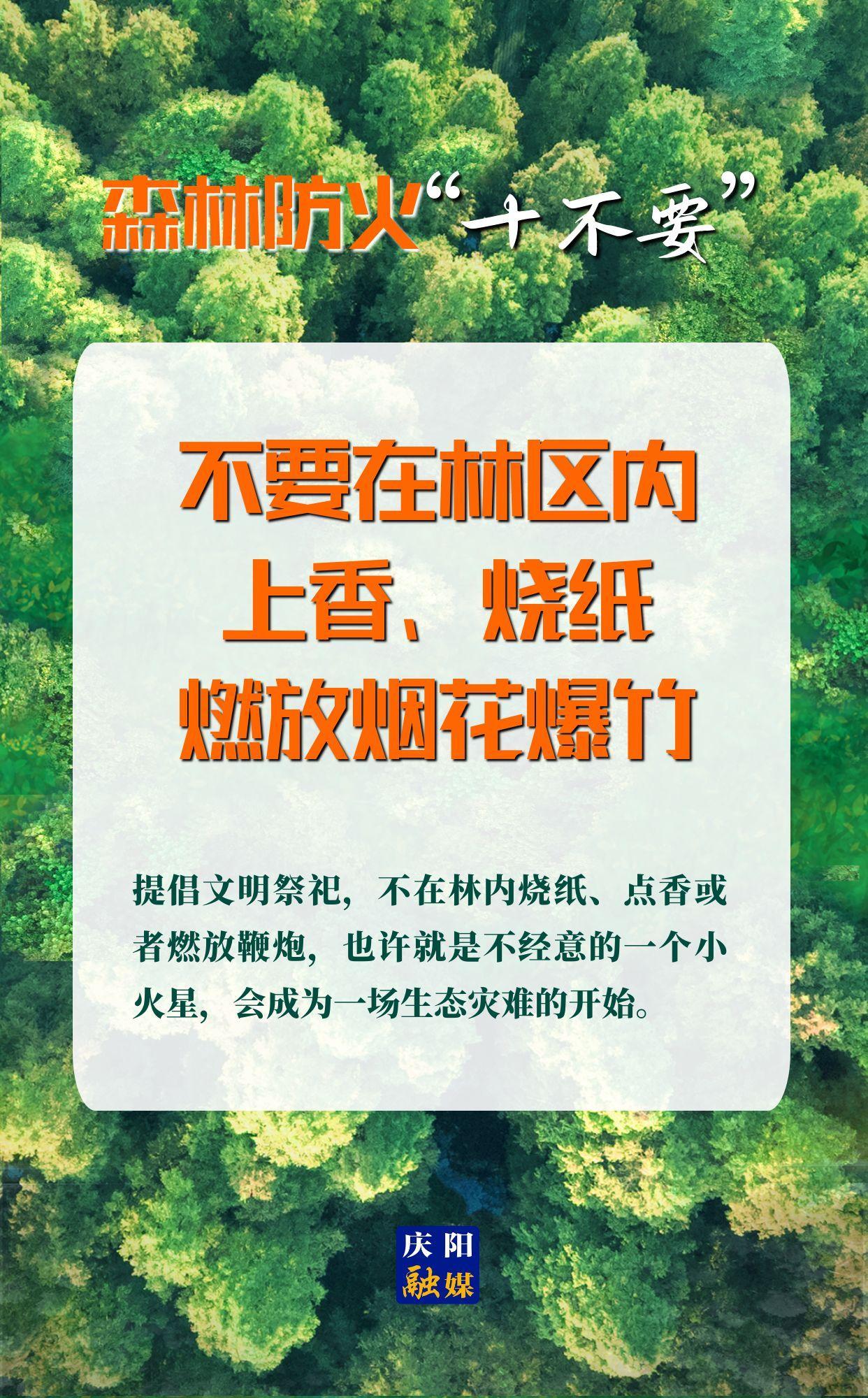 【微海報】森林防火“十不要”④丨不要在林區(qū)內(nèi)上香、燒紙、燃放煙花爆竹